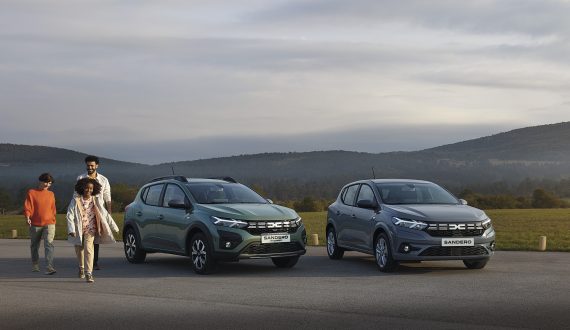 Dacia Sandero och Sandero Stepway med familj